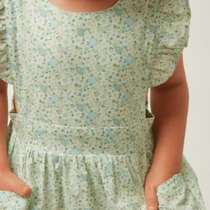 minnow Dresses<Girls Pinafore Dress Sea Marsh Floral