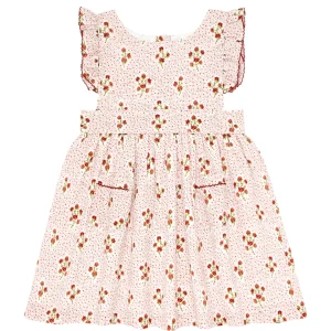 minnow Dresses<Girls Pinafore Dress | Swim Raspberry Red