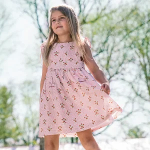minnow Dresses<Girls Pinafore Dress | Swim Raspberry Red