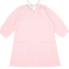 minnow Terry<Girls Pink French Terry Dress Pale Pink