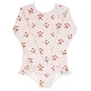 minnow Rashguards<Girls Rashguard One Piece | Swim Raspberry Red