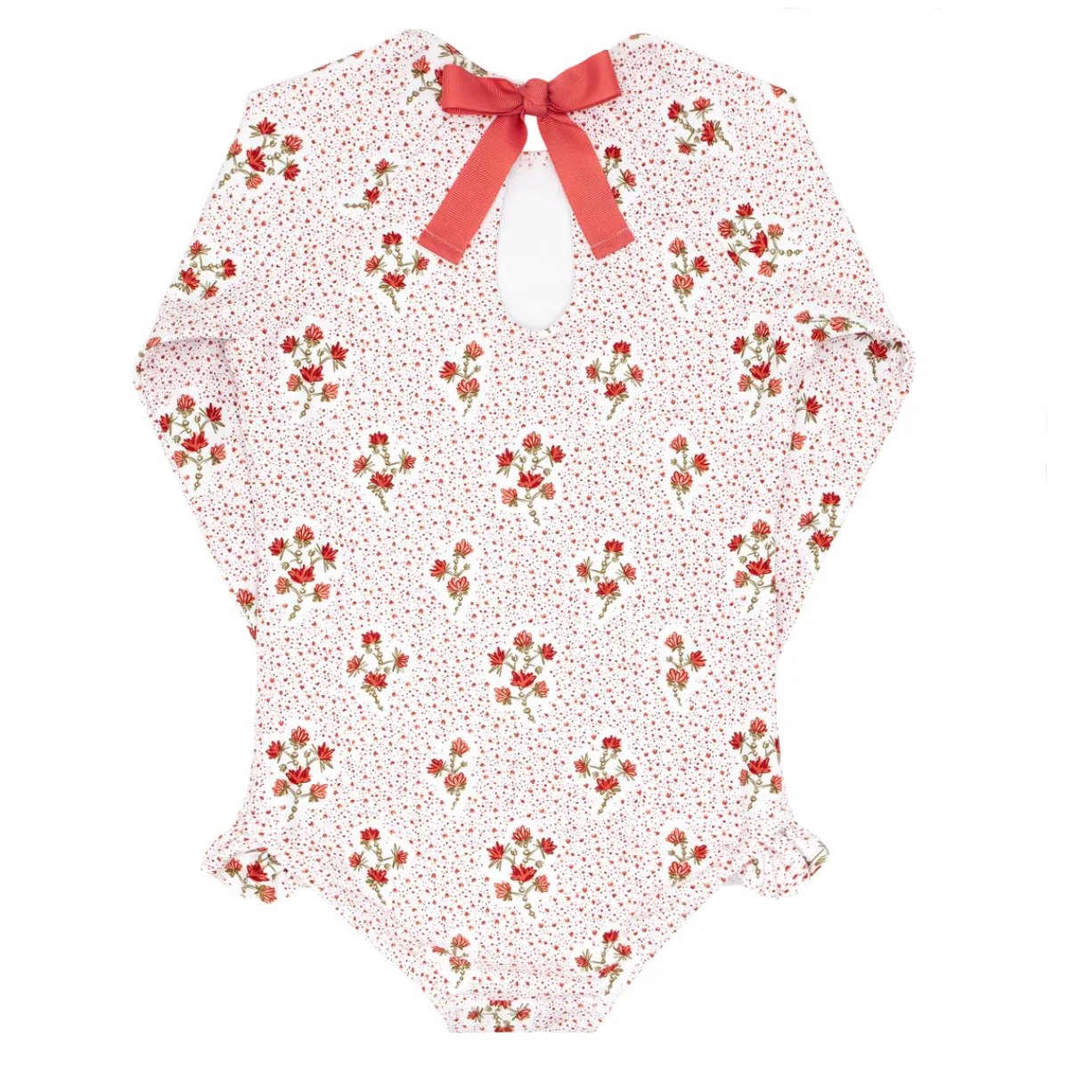 girls_rashguard_one_piece_3.webp minnow One Pieces<Girls Rashguard One Piece | Swim Raspberry Red