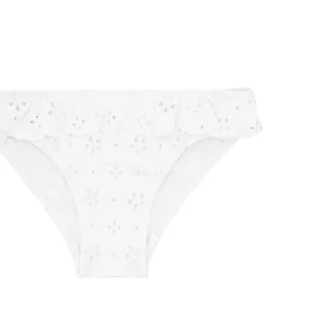 minnow Bikinis<Girls Ruffle Bikini White Eyelet
