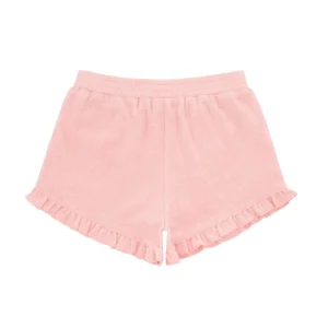 minnow Terry<Girls Ruffle French Terry Shorts Conch Pink