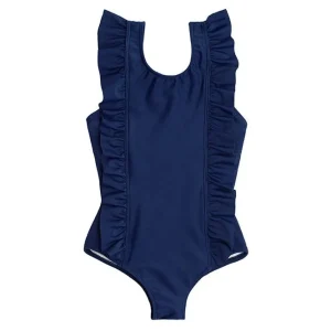 minnow One Pieces<Girls Ruffle One Piece Navy
