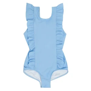 minnow One Pieces<Girls Ruffle One Piece Peri Blue