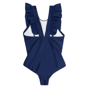 minnow One Pieces<Girls Ruffle One Piece Navy