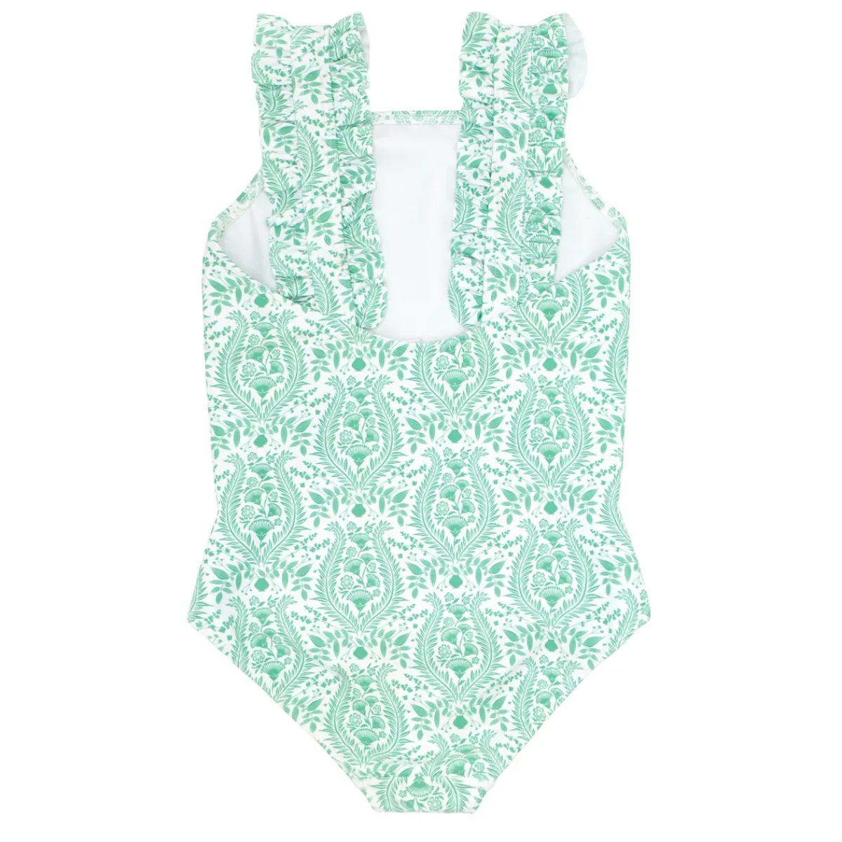 girls_ruffle_strap_one_pi_5.webp minnow One Pieces<Girls Ruffle Strap One Piece Abaco Green Paisley