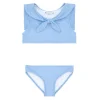 minnow Bikinis<Girls Sailor Bikini Mulberry Blue Dot