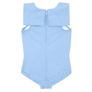 minnow One Pieces<Girls Sailor One Piece Mulberry Blue Dot