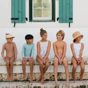 minnow One Pieces<Girls Tie Front One Piece Alys White