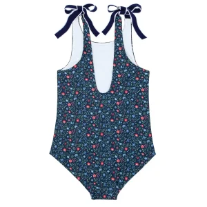 minnow One Pieces<Girls Tie Knot One Piece Midnight Vineyard