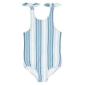 minnow One Pieces<Girls Tie Knot One Piece | Swim Freshwater Stripe