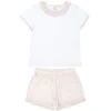 minnow Tops<Girls T-Shirt And Short Set Antique Floral