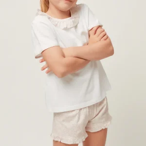 minnow Tops<Girls T-Shirt And Short Set Antique Floral