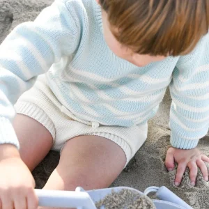 minnow Knits<Knit Sweater Mint And Cream Stripe
