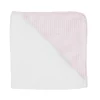 minnow Toys<Louelle Dusty Pink Gingham Hooded Towel And Wash Glove White