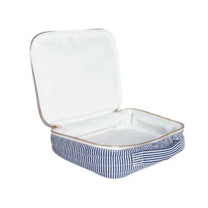 minnow Bags<Lunchbox Navy Stripe