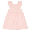 minnow Terry< X Daphne Oz Girls Terry Ruffle Dress Strawberries And Cream