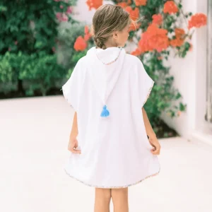 minnow Clothing< X Daphne Oz Unisex French Terry Pixie Hooded Coverup | Swim White