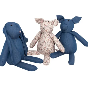 minnow Toys< X De Buci Baby Chambray Bunny