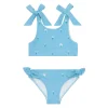 minnow Bikinis< X Fanm Mon Girl's Tie Knot Bikini Lagoon