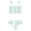 minnow Bikinis< X Sister Parish Girls Smocked Bikini Cumberland Stripe