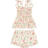 minnow Sets< X Sister Parish Girls Smocked Short Set Cloister Botanical