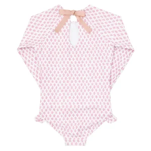 minnow One Pieces< X Sister Parish Girls Rashguard One Piece Nectar Leaf
