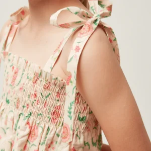 minnow Sets< X Sister Parish Girls Smocked Short Set Cloister Botanical