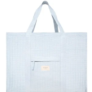 minnow Bags<Overnighter Tote Powder Blue Stripe