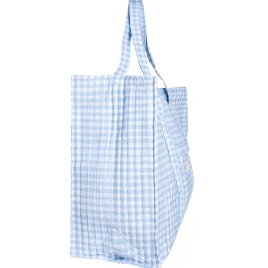 minnow Bags<Overnighter Tote Oasis Blue Gingham