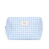 minnow Accessories<Travel Pouch Oasis Blue Gingham