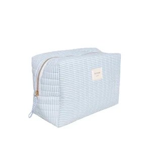 minnow Accessories<Travel Pouch Powder Blue Stripe