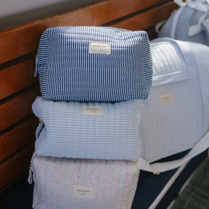 minnow Accessories<Travel Pouch Navy Stripe