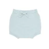minnow Knits<Unisex Blue Knit Short Light Blue