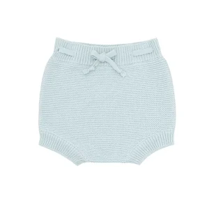 minnow Clothing<Unisex Blue Knit Short Light Blue