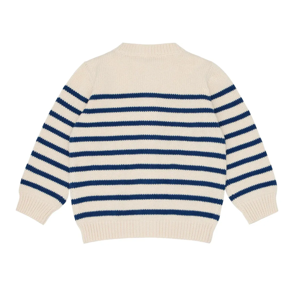 unisex_cardigan_7.webp minnow Tops<Unisex Cardigan Breton Stripe Knit