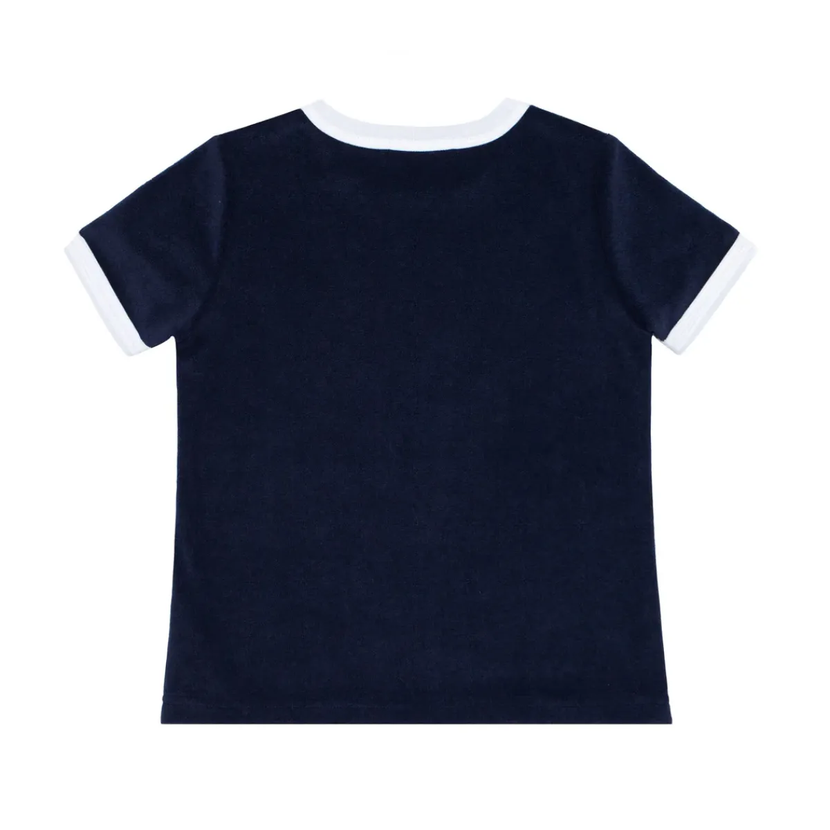 unisex_french_terry_camp__3-2.webp minnow Tops<Unisex French Terry Camp Tee Navy