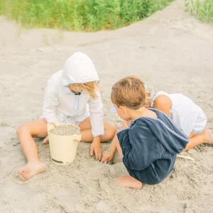 minnow Clothing<Unisex French Terry Hooded Zipper Coverup | Swim White