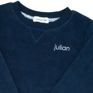 minnow Tops<Unisex French Terry Sweatshirt Navy