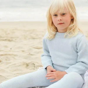 minnow Clothing<Unisex Knit Pant Light Blue