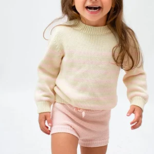 minnow Knits<Unisex Knit Short Soft Pink