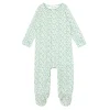 minnow Clothing<Unisex Pima Baby Footie Sea Marsh Floral