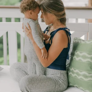 minnow Sleepwear<Unisex Pima Baby Footie Sea Marsh Floral