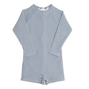 minnow One Pieces<Unisex Rashguard One Piece Navy Stripe