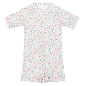 minnow One Pieces<Unisex Rashguard One Piece Emerald Floral