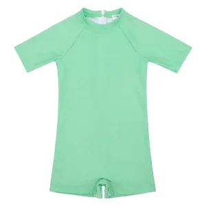 minnow One Pieces<Unisex Short Sleeve Rashguard One Piece Palm Green