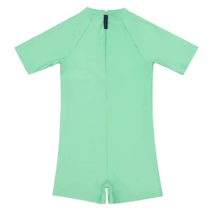 minnow One Pieces<Unisex Short Sleeve Rashguard One Piece Palm Green