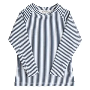 minnow Rashguards<Unisex Stripe Rashguard Navy Stripe